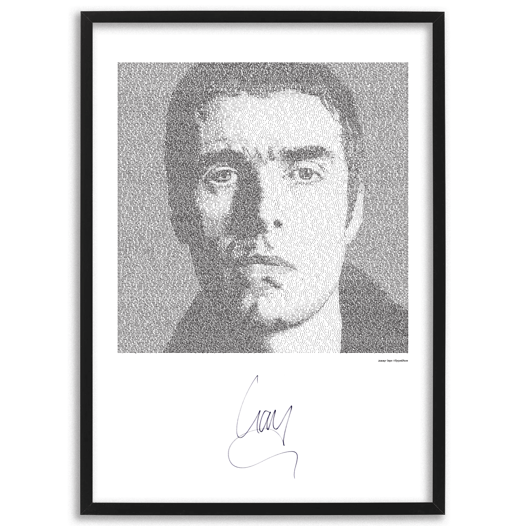 LIAM GALLAGHER (SIGNED BY LIAM)